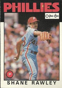 1986 O-Pee-Chee Baseball Cards 361     Shane Rawley